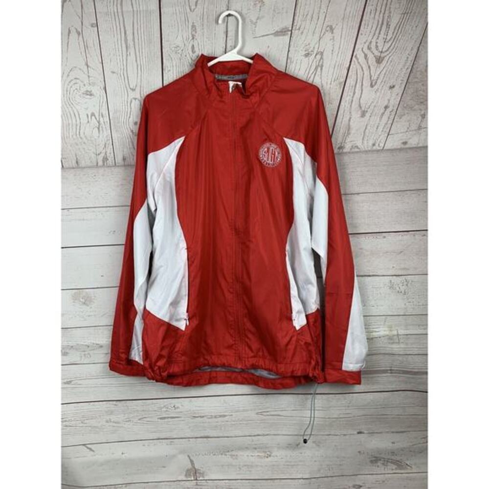 Southeastern Junior Golf Tournament red/white full zip youth large jacket